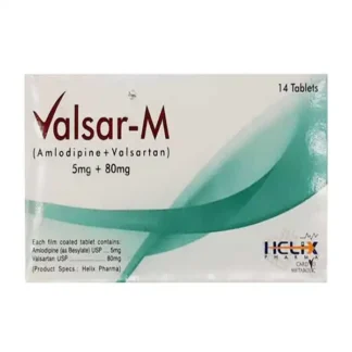 Valsar-M Tablets 5mg+80mg (1 Strip = 7 Tablets)