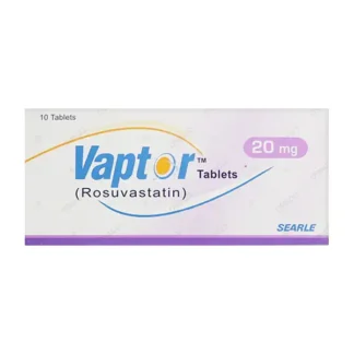 Vaptor Tablets 20mg (1 Box = 1 Strip)(1 Strip = 10 Tablets)
