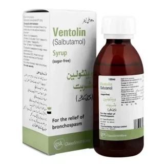 Ventolin 120ml Sugar Free Syrup 2mg/5ml
