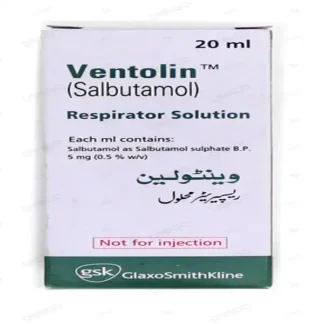 Ventolin 20ml Respirator Solution 5mg