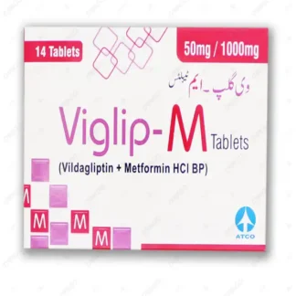 Viglip-M Tablets 50mg/1000mg (1 Strip = 7 Tablets)